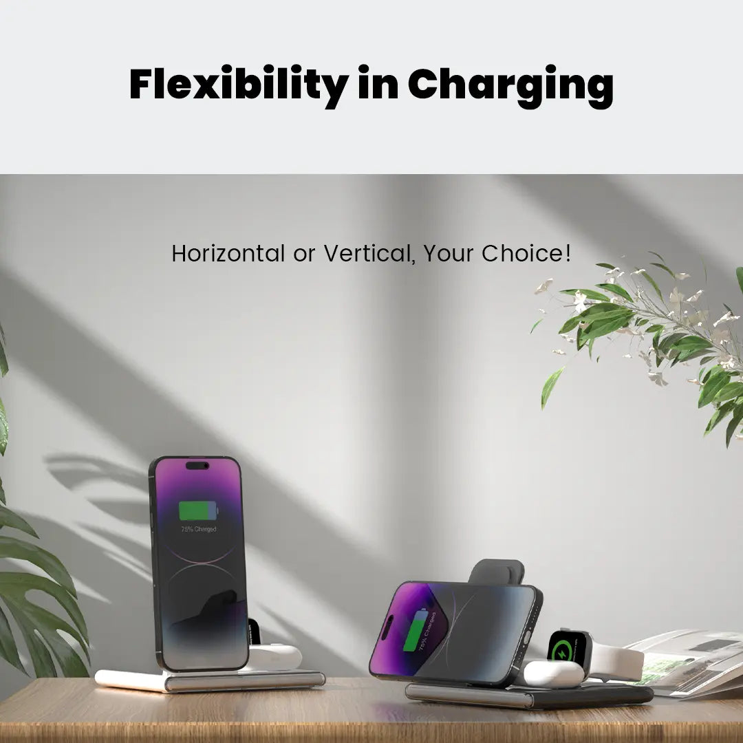 4‑in‑1 Foldable Wireless Charging Station with LED Night Light DC-Jabees