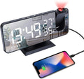 LED Projection Digital Alarm Clock with Phone Charger DC-THE CEO
