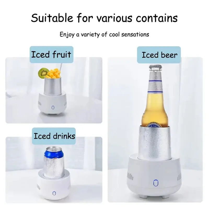 Portable 12V/24V Mini Car Refrigerator & Cooler PrimeFinds