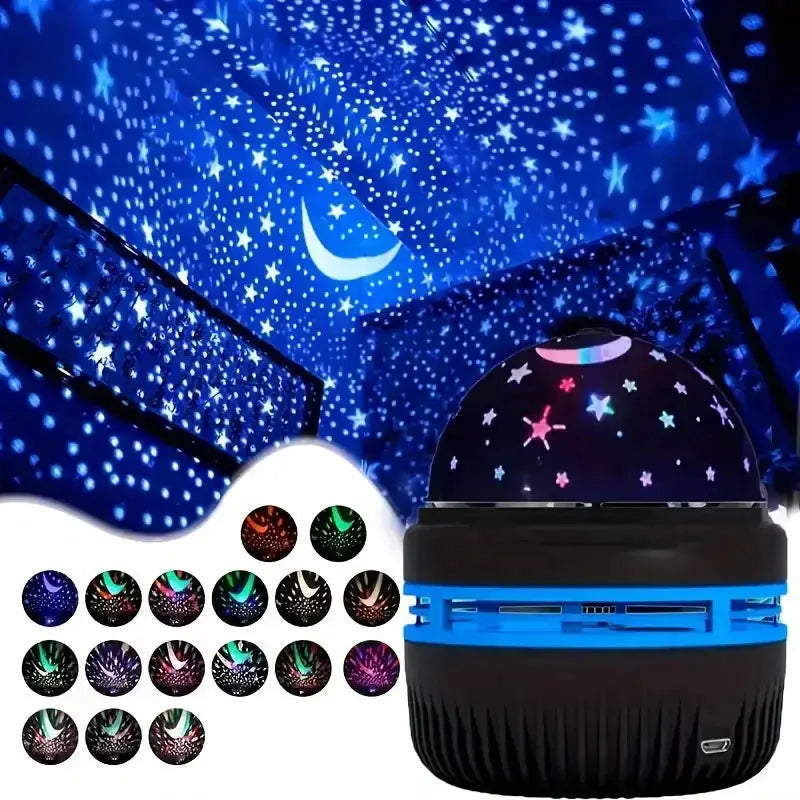 LED Starry Sky Galaxy Projector Night Light – USB Room Decor Lamp PrimeFinds