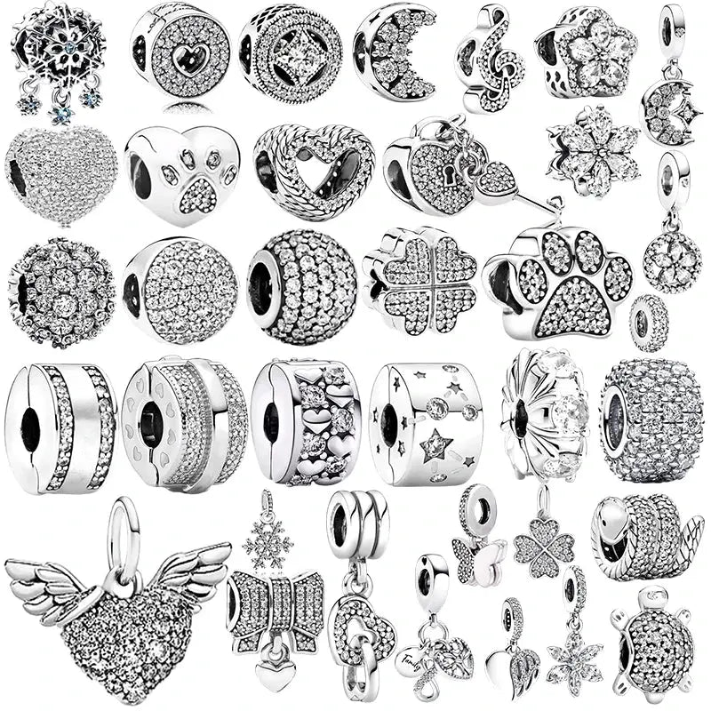 Heart Clip Beads for Charm Bracelets & Necklaces PrimeFinds