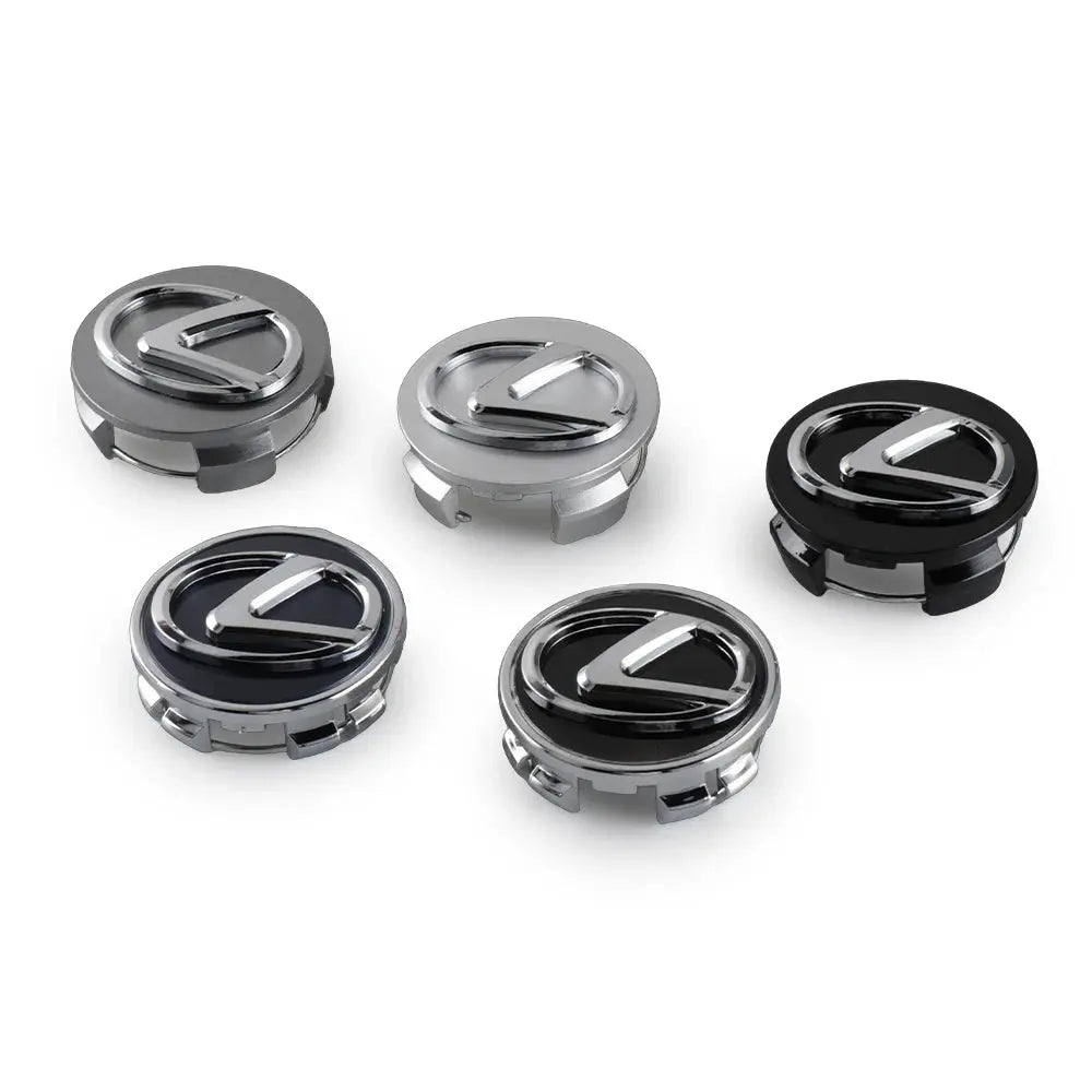 Lexus 60 mm Wheel Hub Center Caps (4‑Piece) PrimeFinds