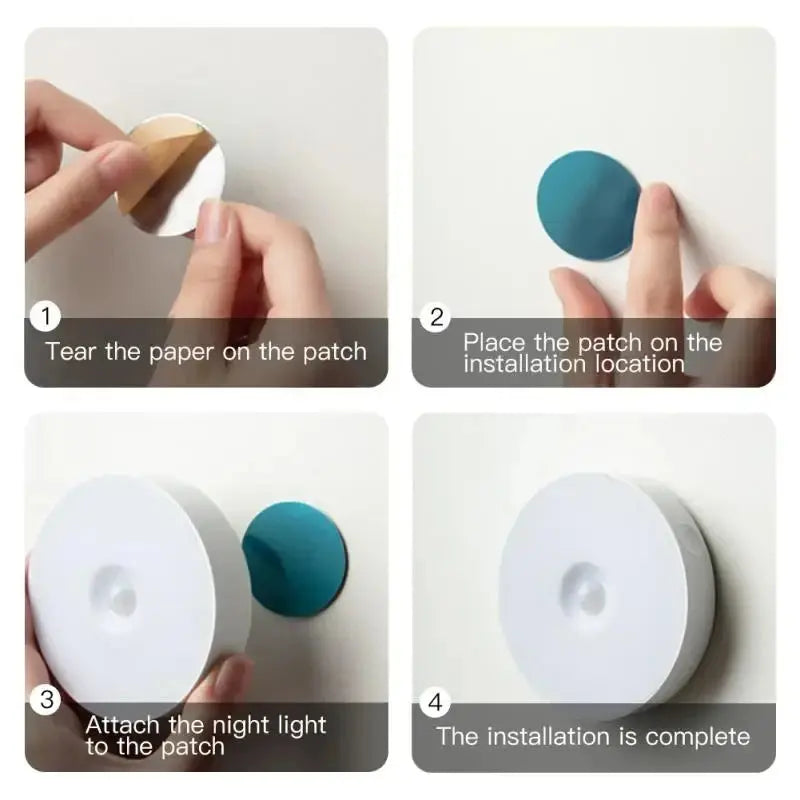 USB Rechargeable Motion Sensor LED Night Light PrimeFinds