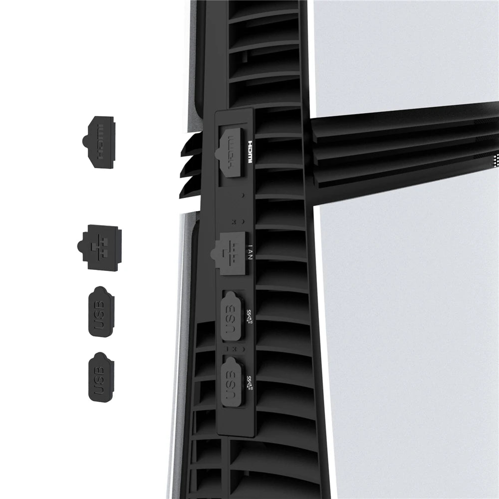 Dust Cover Net Game Console Dustproof Plugs Ports Anti Dust Protector Cap For PS5 Pro Game Console