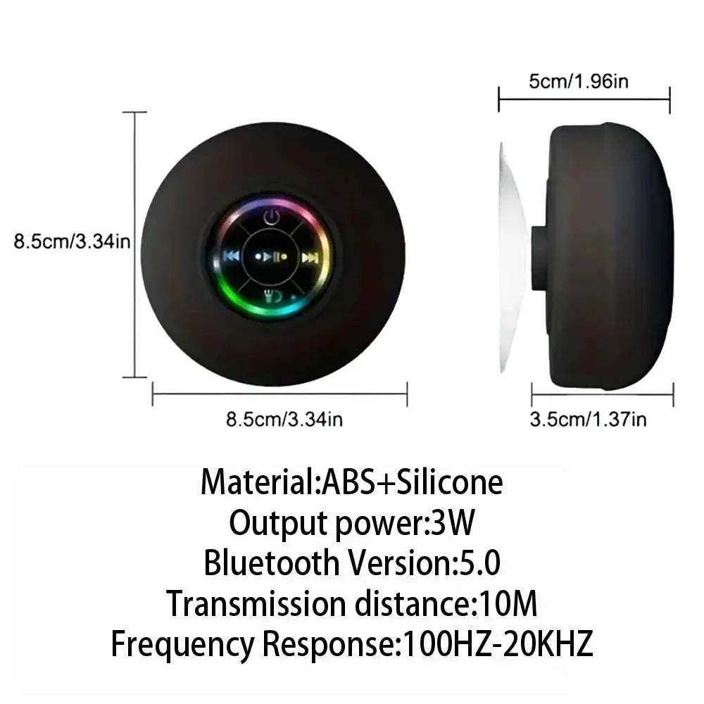 Portable Wireless Bluetooth Speaker with LED Lights PrimeFinds