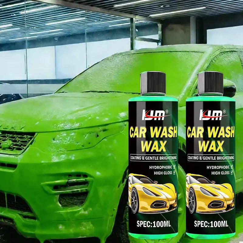 Concentrated Car Wash & Wax Shampoo – High-Foam Gloss Cleaner (100ml) PrimeFinds