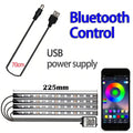 Bluetooth RGB LED Car Interior Light Strip (Music Sync) PrimeFinds