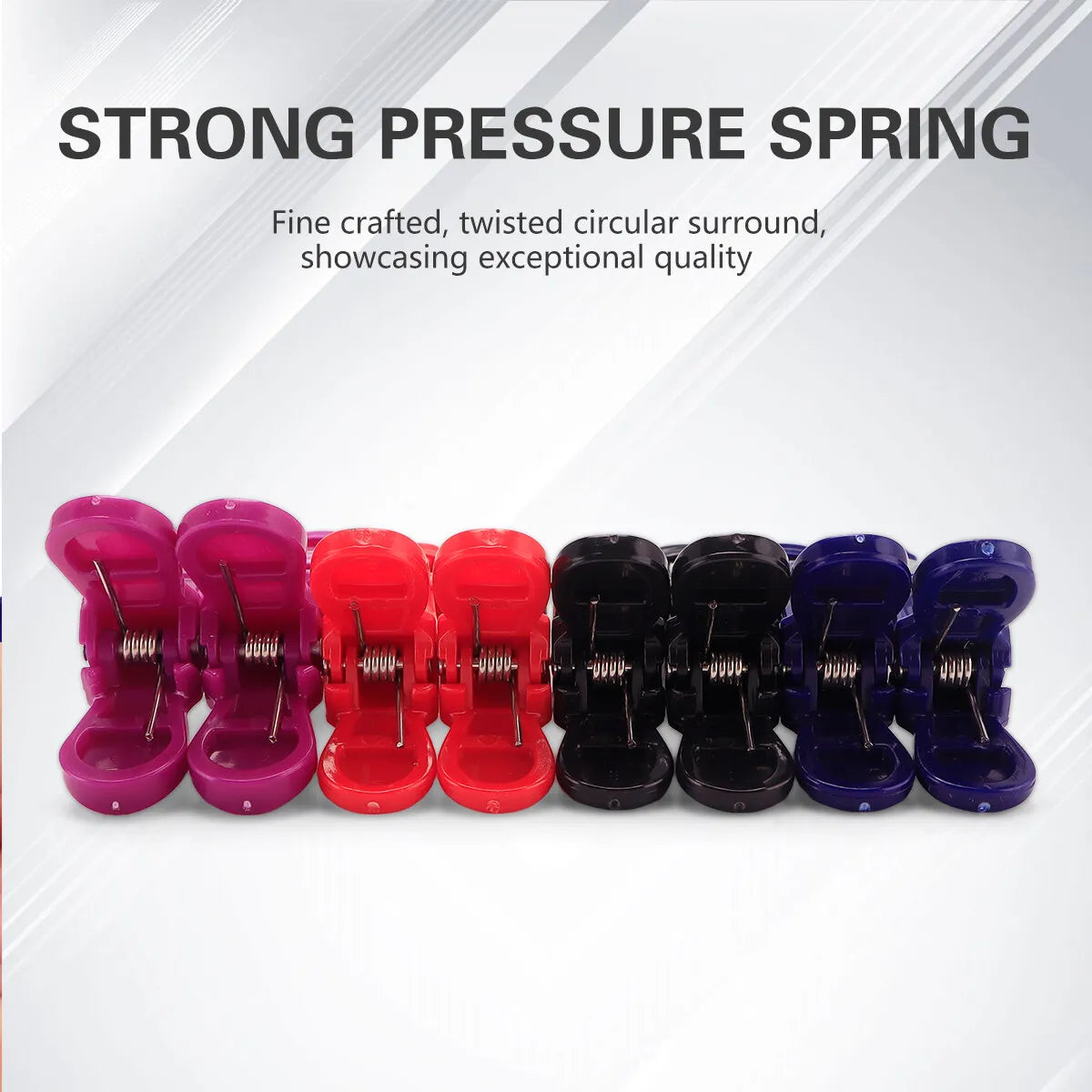 6PCS Alligator Hair Clip Professional Hairdressing Clamps Plastic Hair Claw Barber Salon Styling Hairpins Hair Accessories