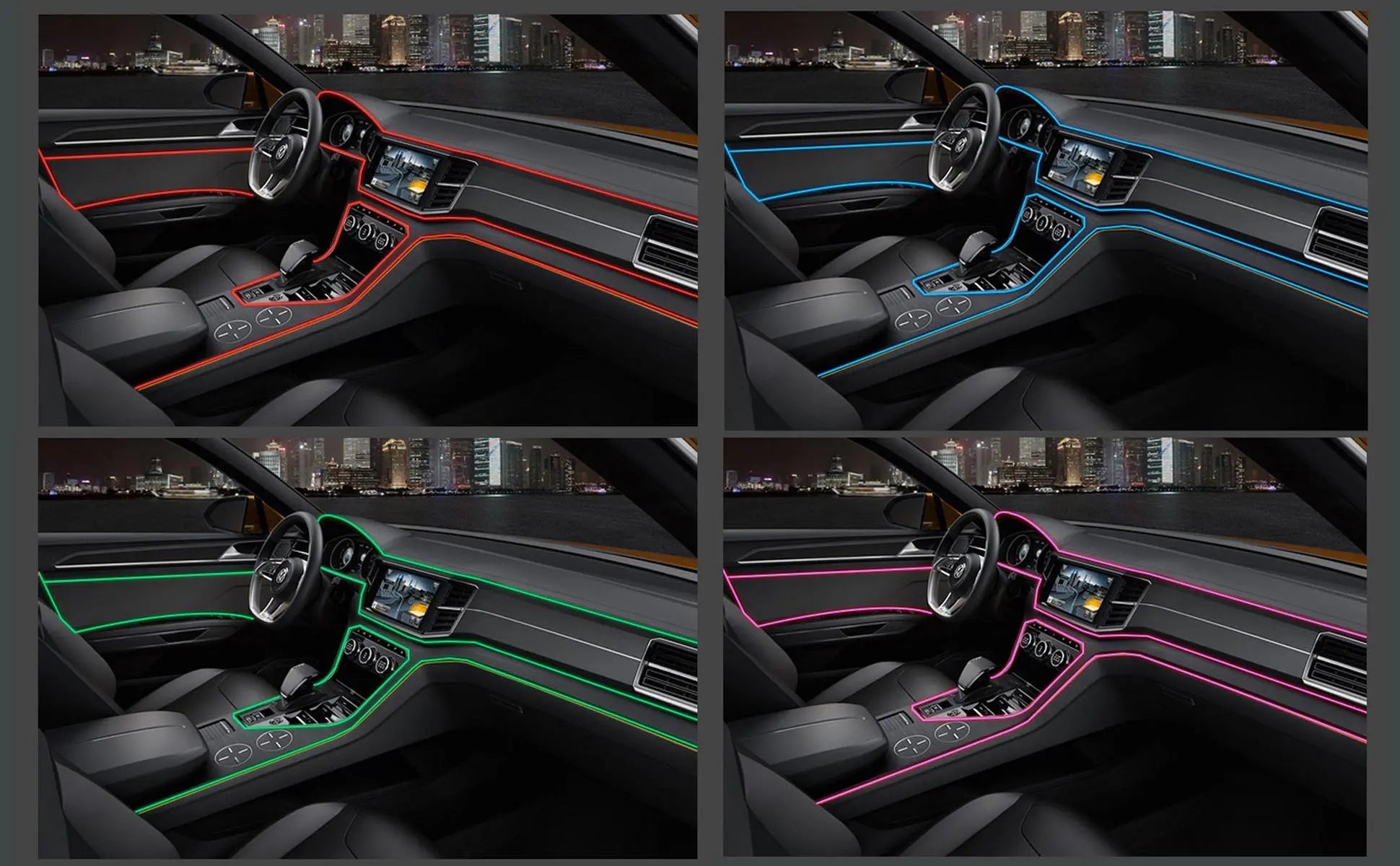 5M USB Car Interior LED Strip Light – Flexible Neon Ambient Lighting PrimeFinds