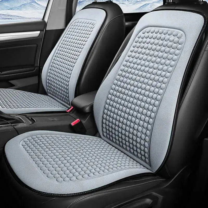 Breathable Ice Silk Cooling Car Seat Cushion – Universal Fit PrimeFinds