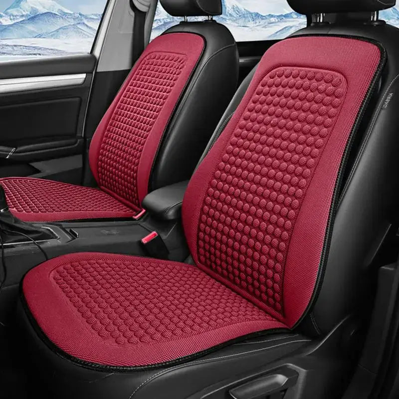 Breathable Ice Silk Cooling Car Seat Cushion – Universal Fit PrimeFinds
