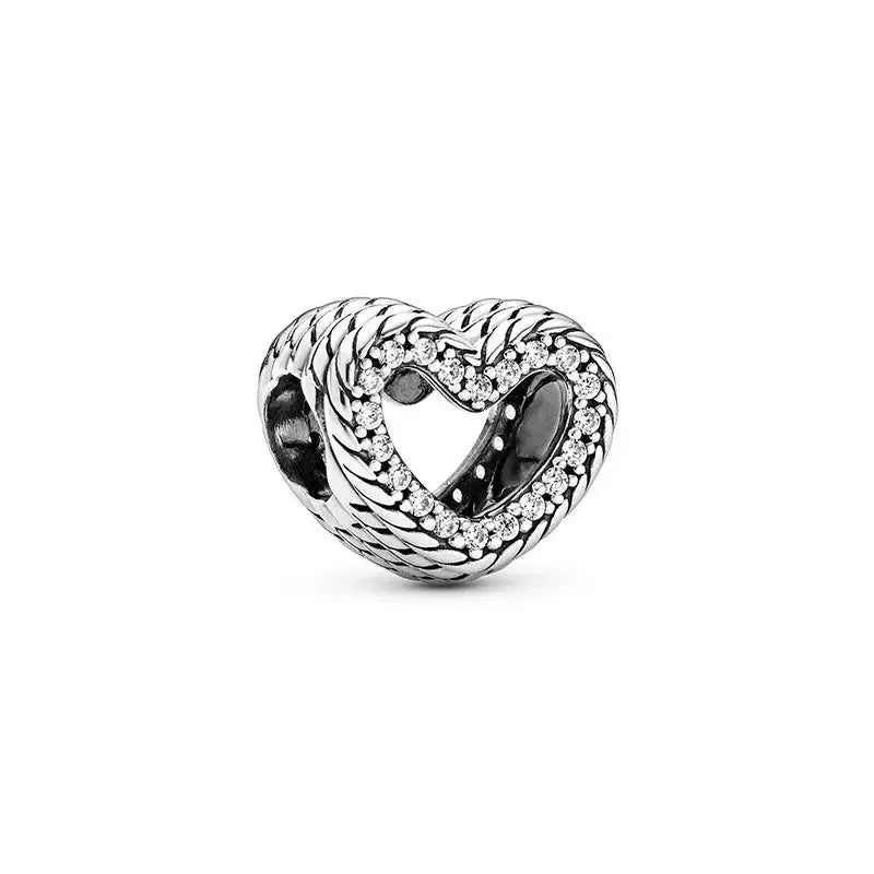 Heart Clip Beads for Charm Bracelets & Necklaces PrimeFinds