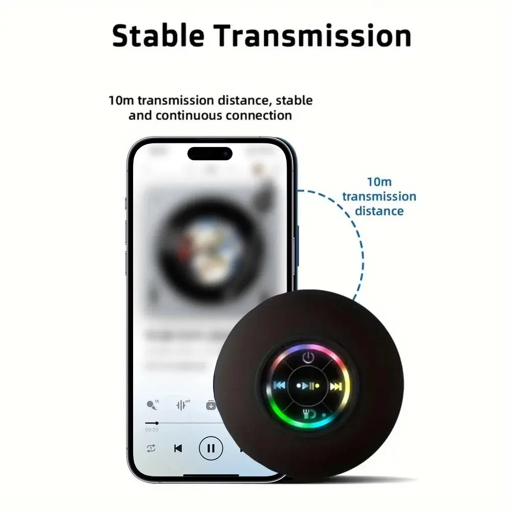 Portable Wireless Bluetooth Speaker with LED Lights PrimeFinds
