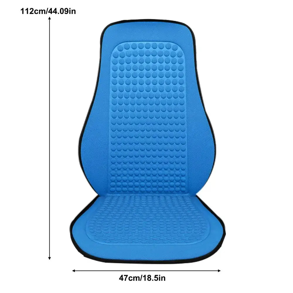 Breathable Ice Silk Cooling Car Seat Cushion – Universal Fit PrimeFinds