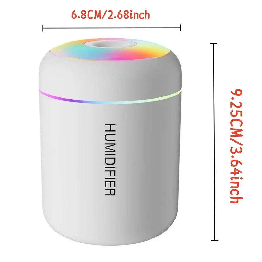 USB Mini Air Humidifier & Aroma Diffuser (180 ml) PrimeFinds