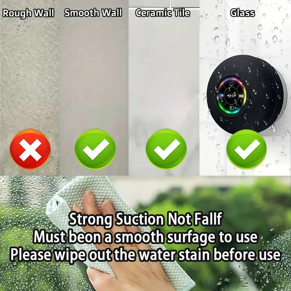 Portable Wireless Bluetooth Speaker with LED Lights PrimeFinds