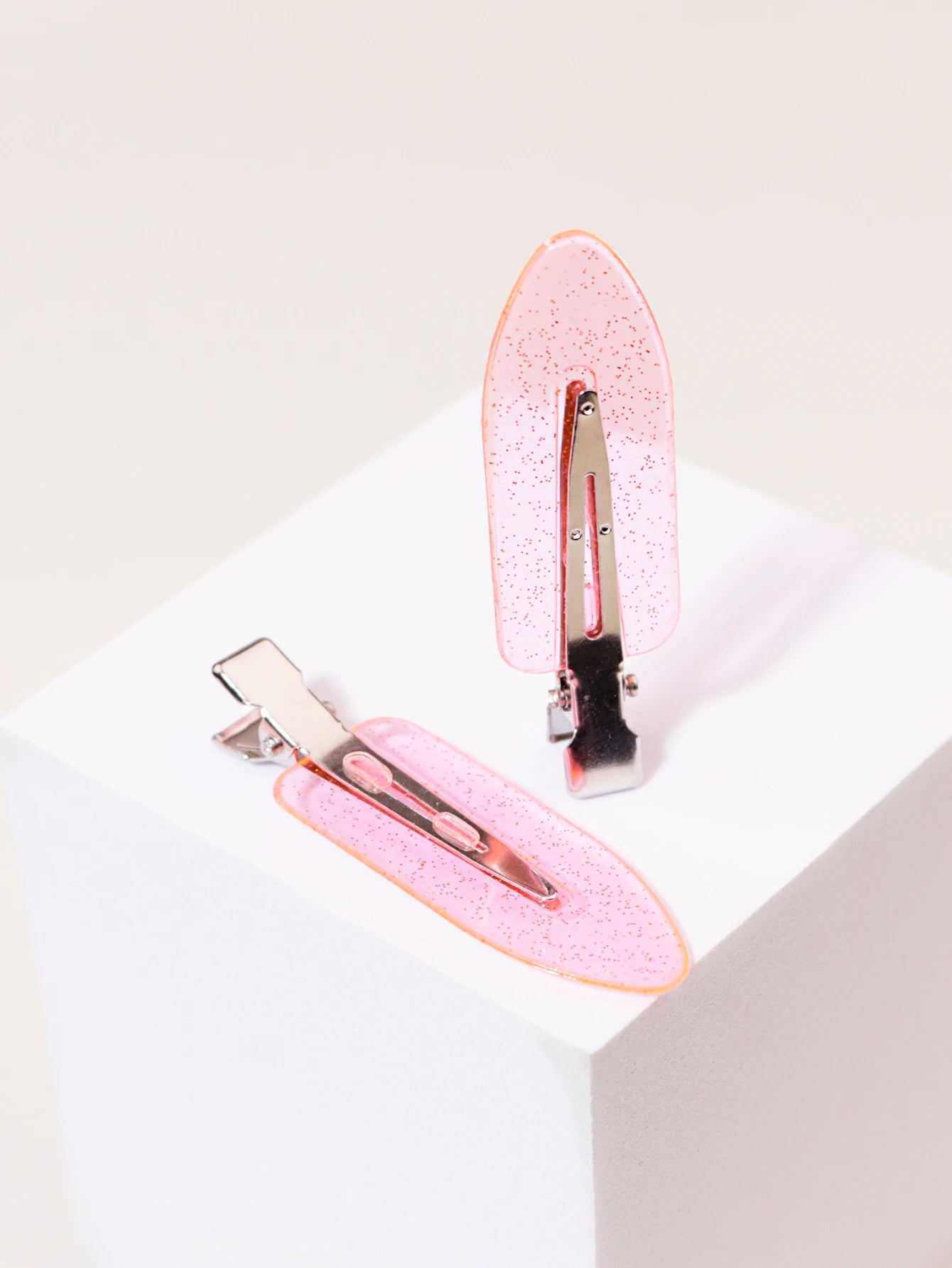 10pcs seamless fashion girl transparent hair clips, makeup facial accessory clips styling hair clips Special for real hair wigs