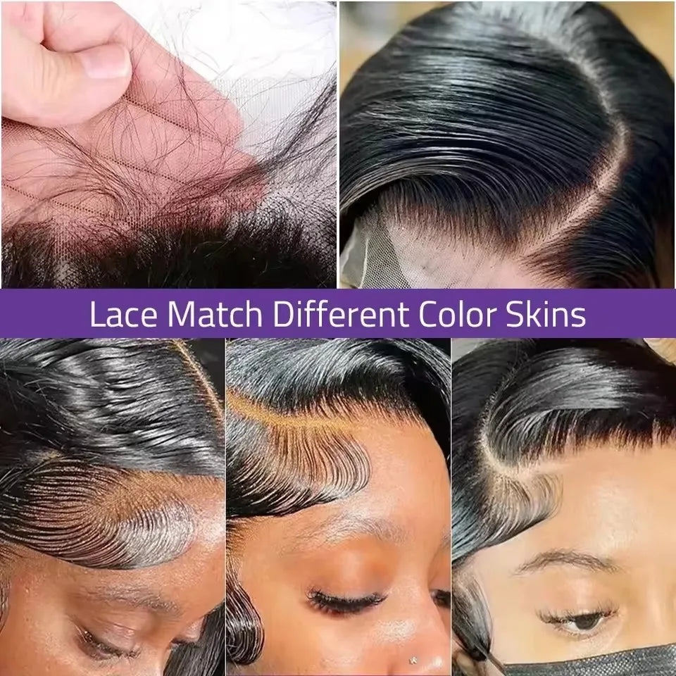 40 Inches Body Wave Human Hair Wig 13x4 360 Transparent Lace Front Human Hair Wig 13x6 Brazilian Lace Human Hair For Black Women