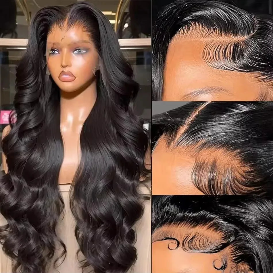 40 Inches Body Wave Human Hair Wig 13x4 360 Transparent Lace Front Human Hair Wig 13x6 Brazilian Lace Human Hair For Black Women