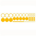 52‑Piece Honeycomb Vinyl Car Decal Sticker Set PrimeFinds
