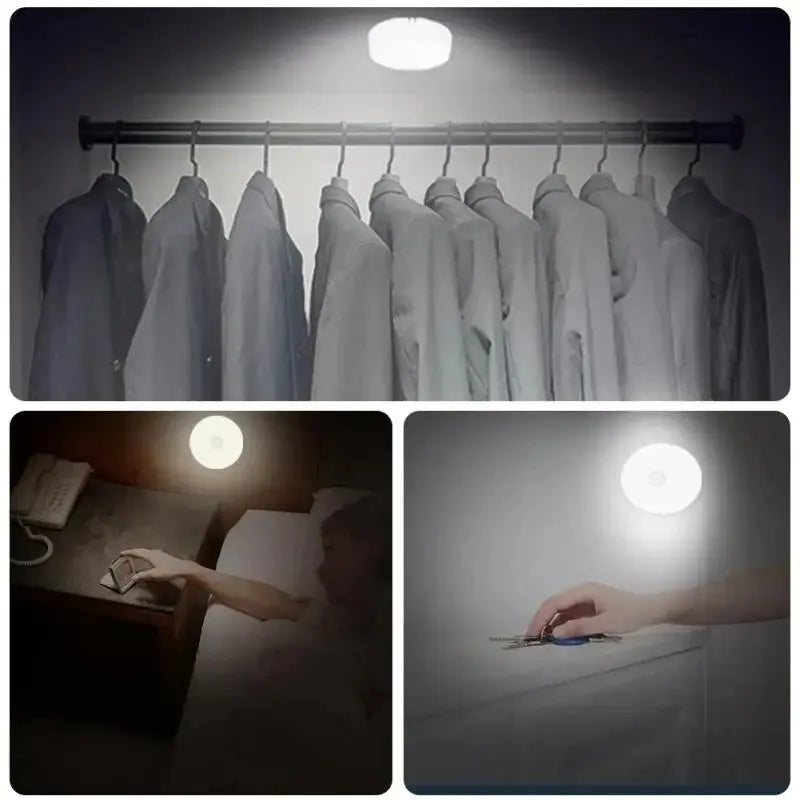 USB Rechargeable Motion Sensor LED Night Light PrimeFinds