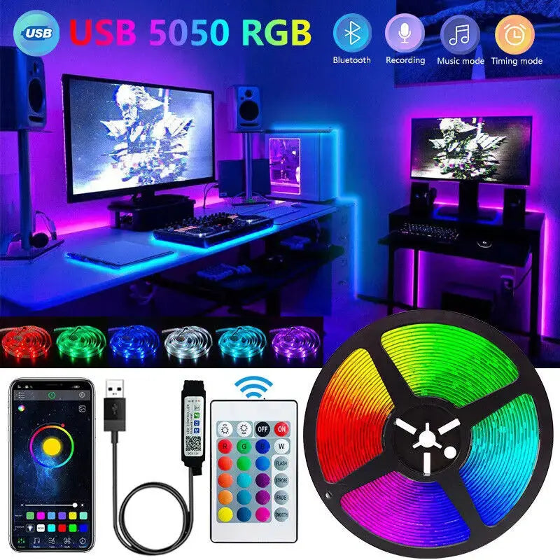 Bluetooth Smart LED Strip Lights for Home & TV PrimeFinds