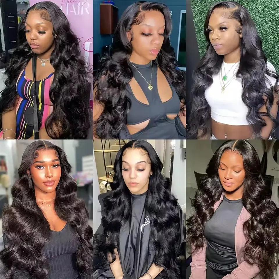 40 Inches Body Wave Human Hair Wig 13x4 360 Transparent Lace Front Human Hair Wig 13x6 Brazilian Lace Human Hair For Black Women