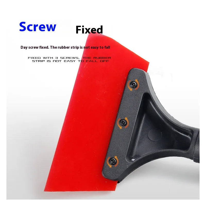 1pc Multifunction Auto Window Clean Scraper Shovel Tints Soft Silicone Scraper Water Blade Wiper Glass Handy Car Cleaner Tool