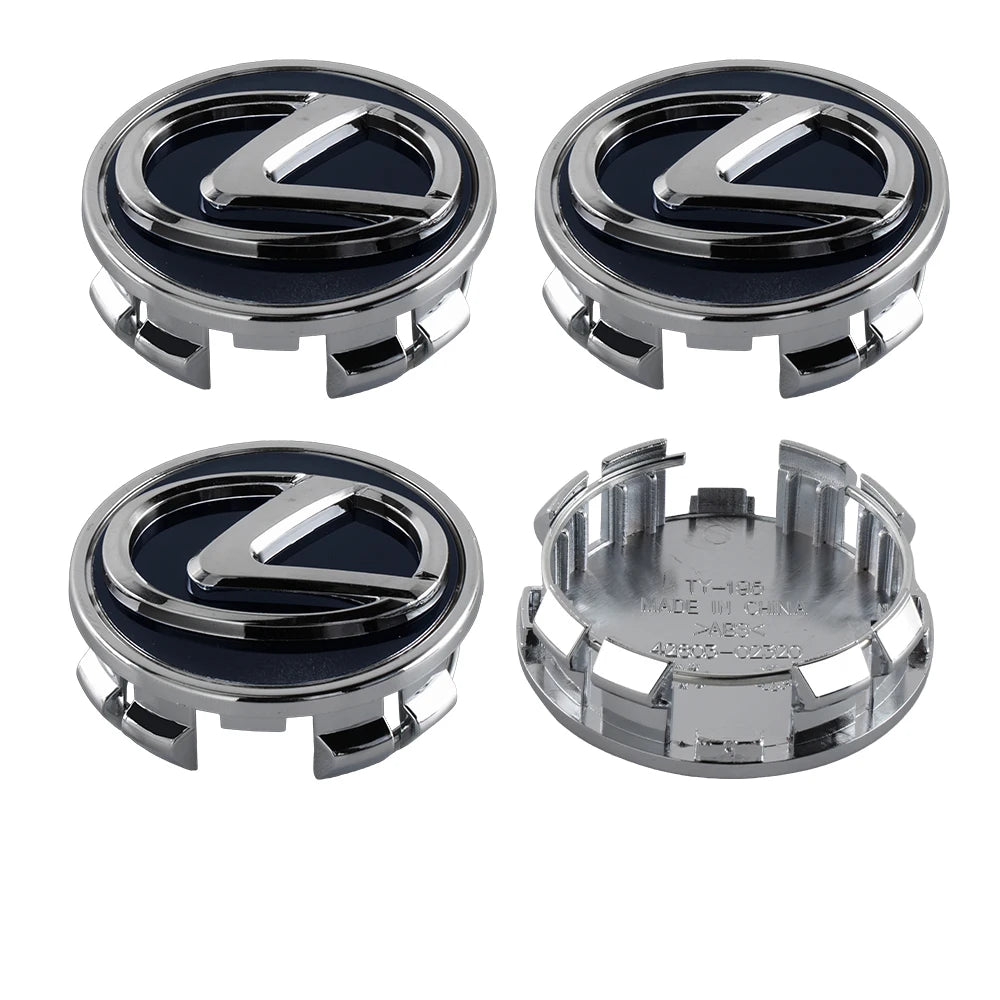 4PCS 60mm For Lexus FSPORT LBX NX RX 350h 450h ES UX 300e GS GX IS Car Wheel Tire Hub Center Cap Cover Auto Exterior Accessories