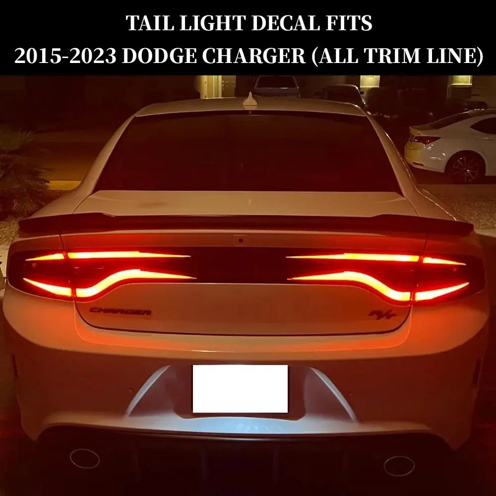 Tail Light Vinyl Decal Overlays for Dodge Charger (2015–2022) PrimeFinds