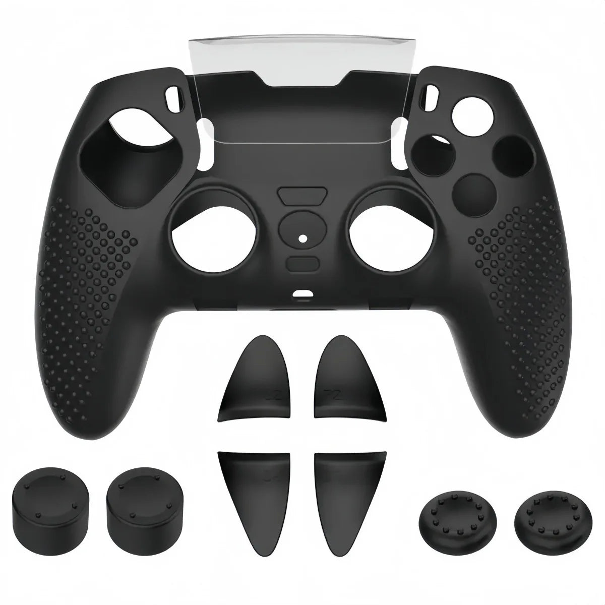 Silicone Protective Cover sleeve For PS5 Dualsense Edge Controller Accessories Rubber Case Gamepad Joysticks Thumb Grips Caps