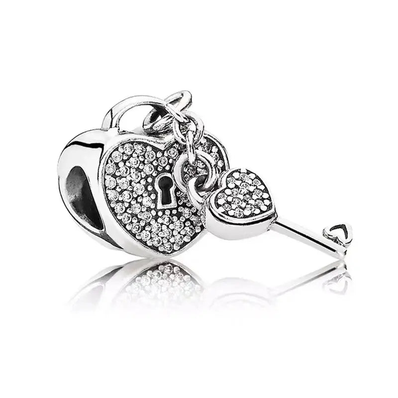 Heart Clip Beads for Charm Bracelets & Necklaces PrimeFinds