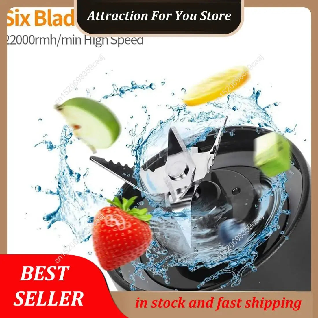 Portable USB Rechargeable Mini Blender for Smoothies PrimeFinds