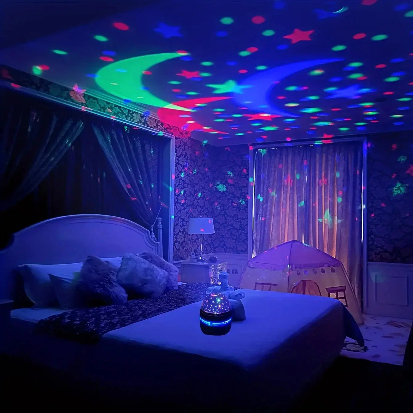 LED Starry Sky Galaxy Projector Night Light – USB Room Decor Lamp PrimeFinds