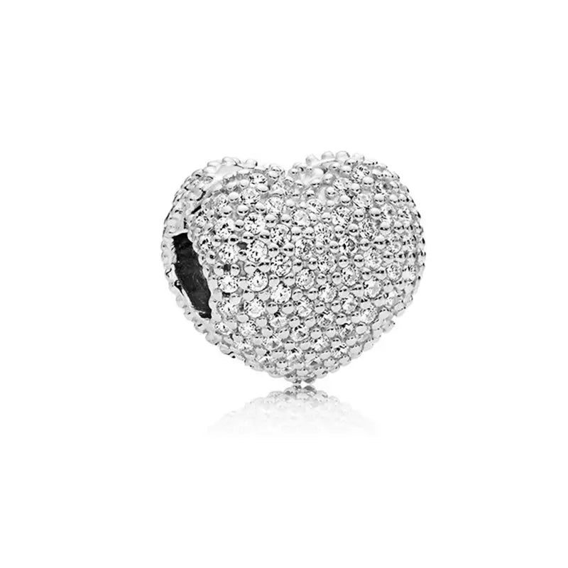 Heart Clip Beads for Charm Bracelets & Necklaces PrimeFinds