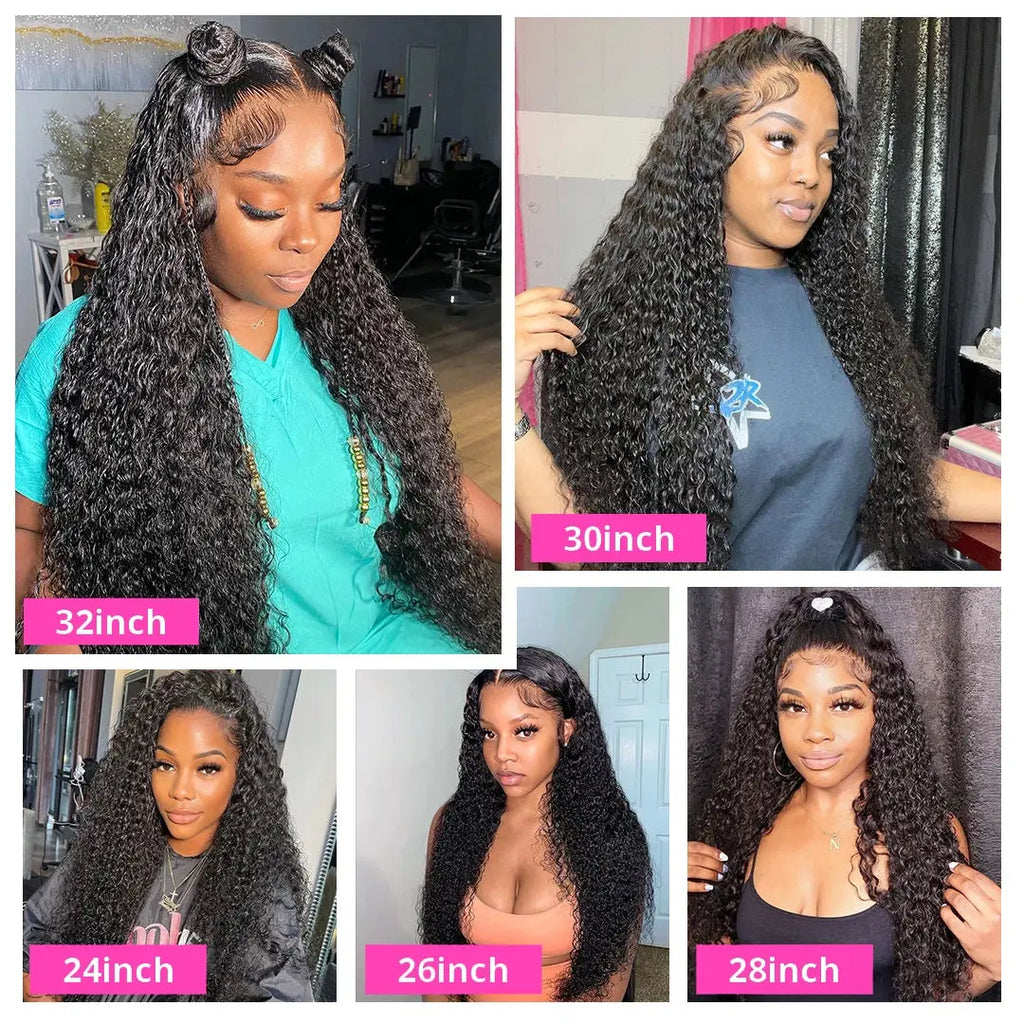 Kinky Curly Brazilian Human Hair HD Lace Front Wig PrimeFinds