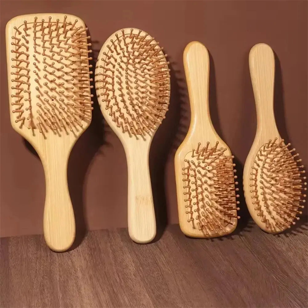Natural Detangling Bamboo hair brush PrimeFinds
