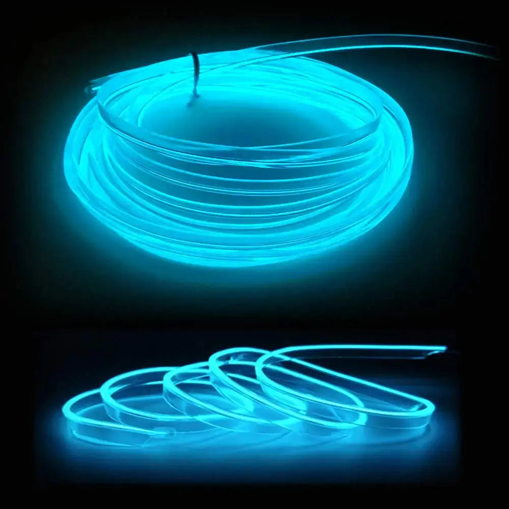 5M USB Car Interior LED Strip Light – Flexible Neon Ambient Lighting PrimeFinds