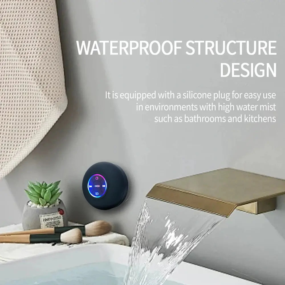 Portable Wireless Bluetooth Speaker with LED Lights PrimeFinds