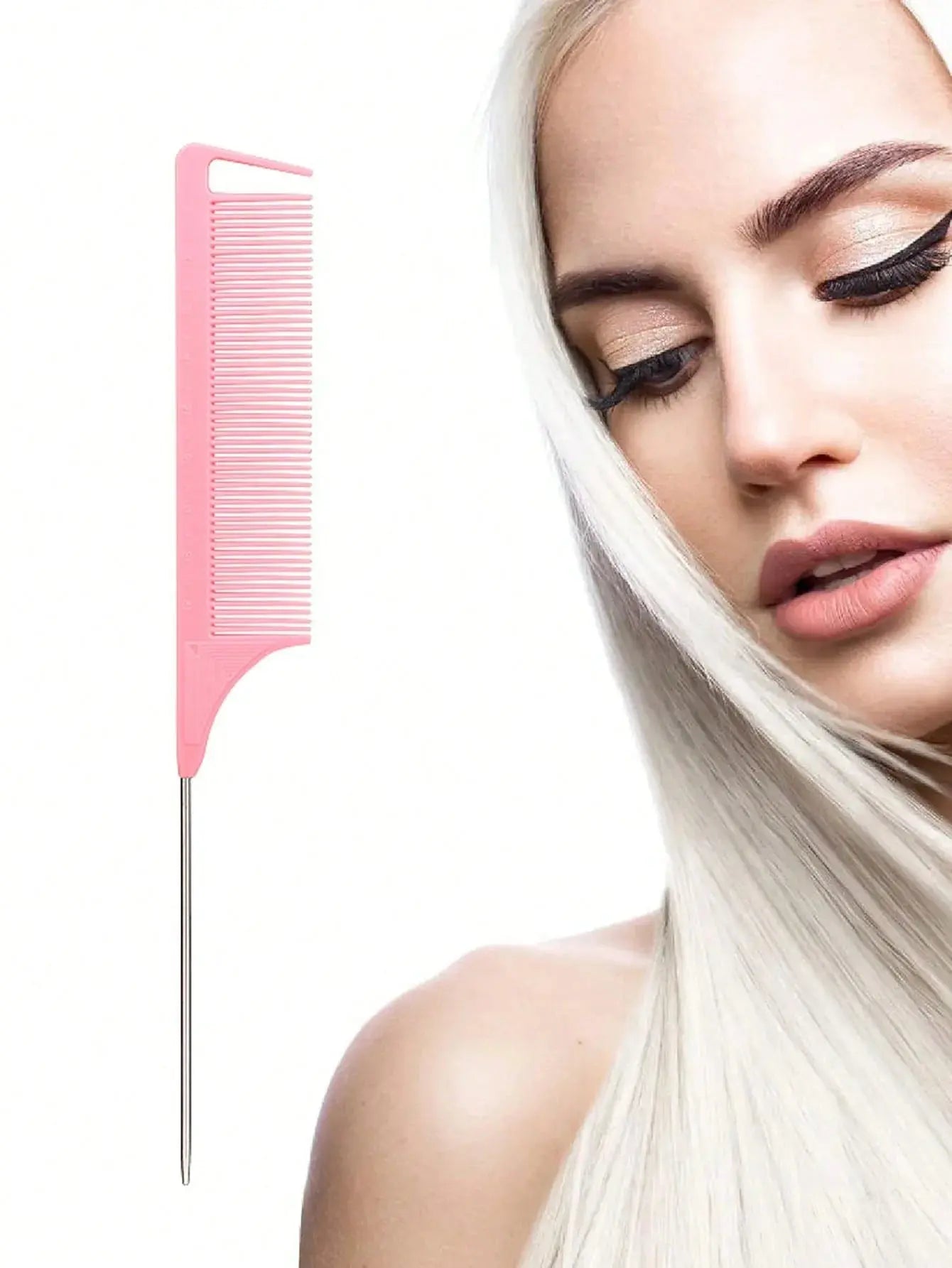 Stainless Steel Tail Comb – Professional Hair Tool PrimeFinds
