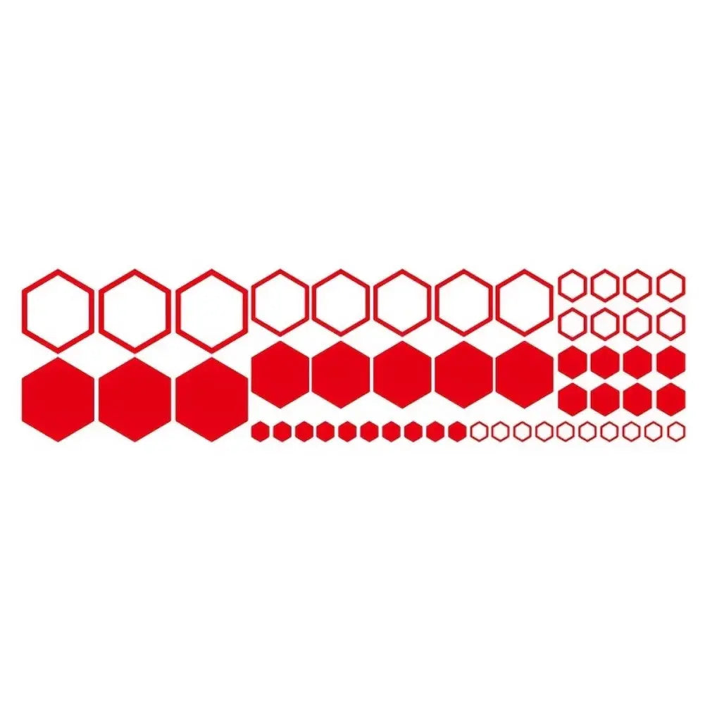 52‑Piece Honeycomb Vinyl Car Decal Sticker Set PrimeFinds