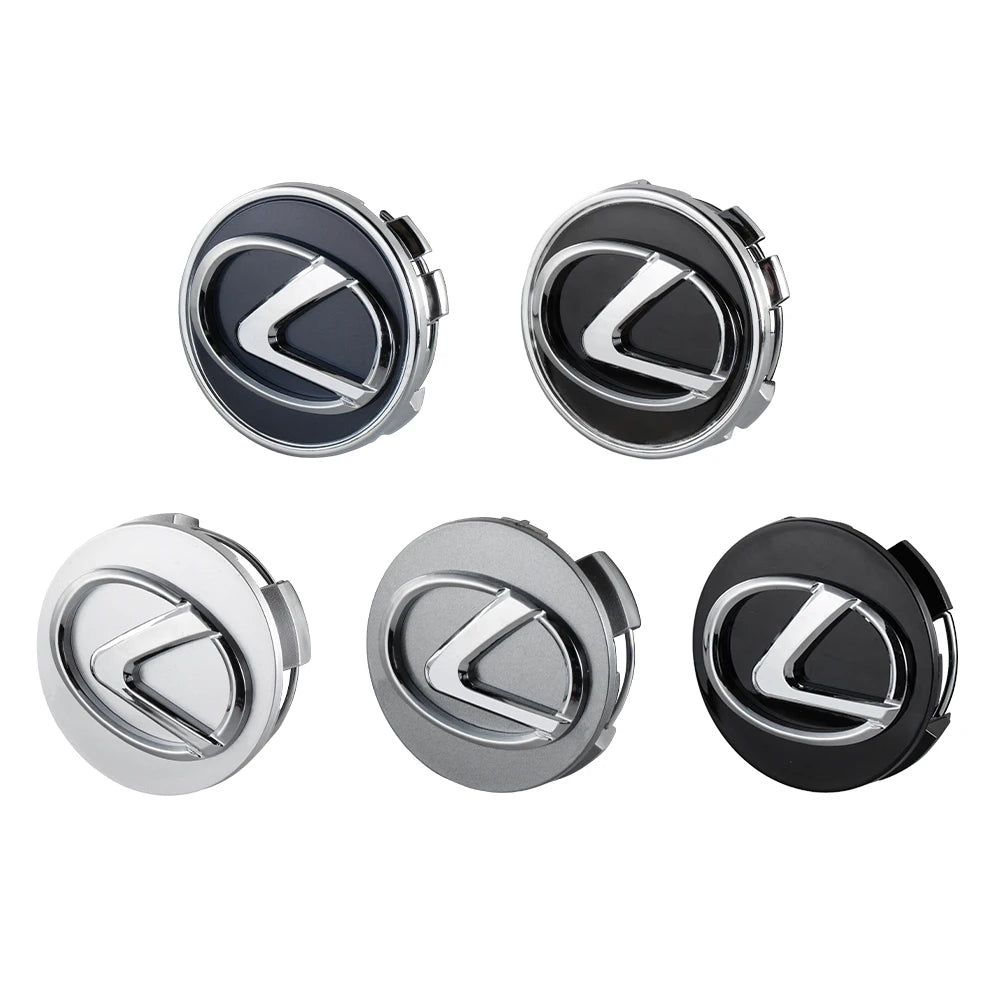 4PCS 60mm For Lexus FSPORT LBX NX RX 350h 450h ES UX 300e GS GX IS Car Wheel Tire Hub Center Cap Cover Auto Exterior Accessories