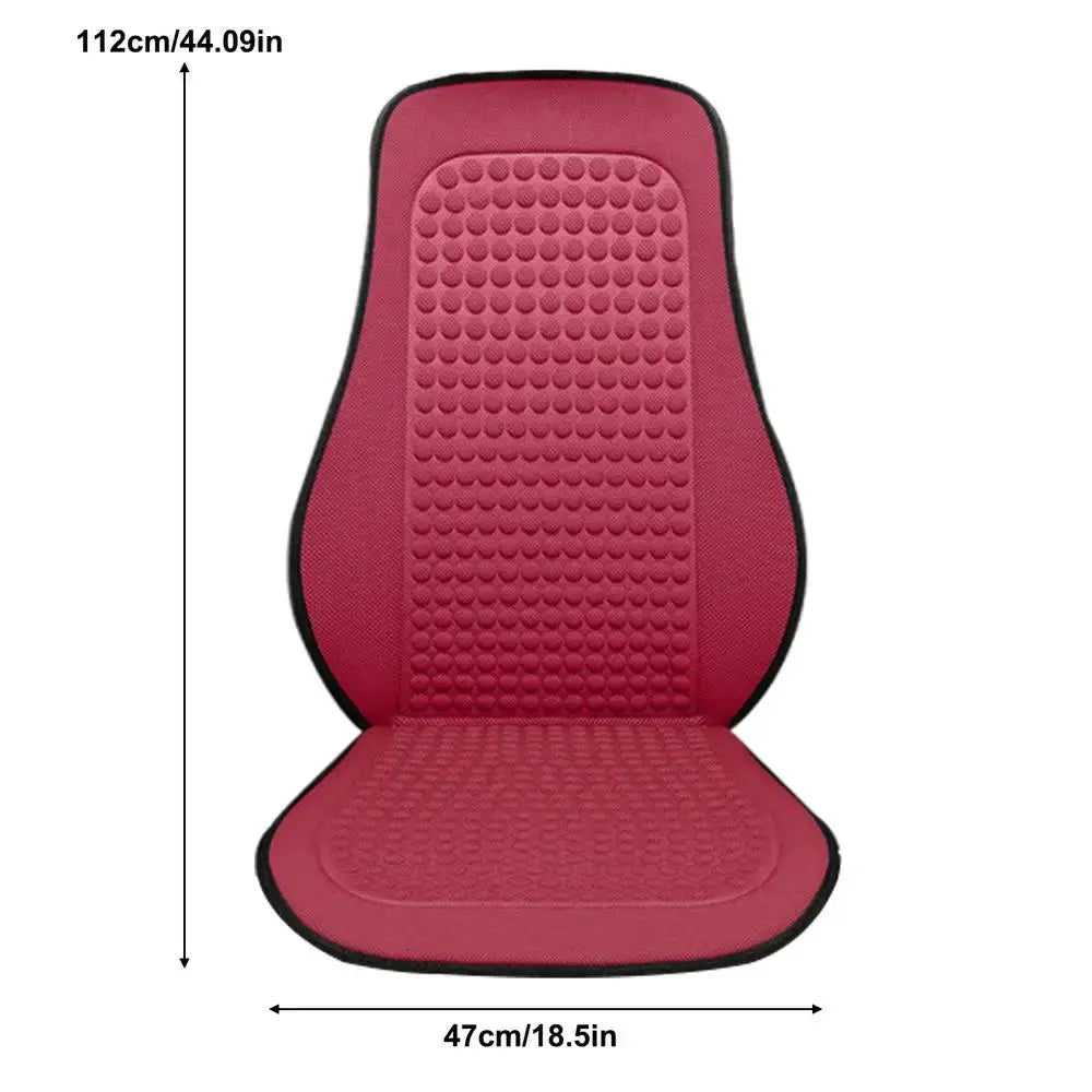Breathable Ice Silk Cooling Car Seat Cushion – Universal Fit PrimeFinds
