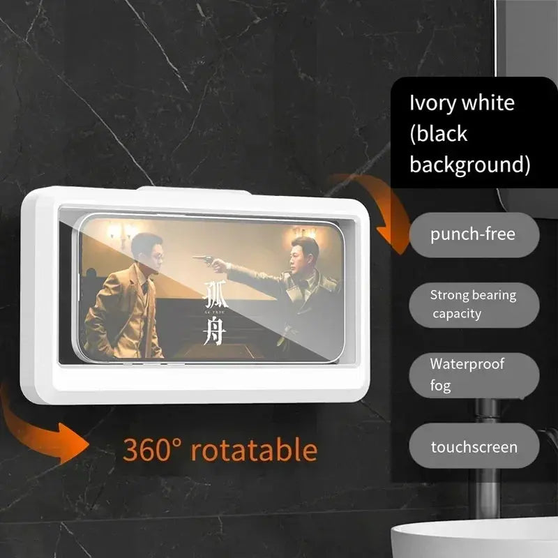 Waterproof Shower Phone Holder for Bathroom Wall PrimeFinds