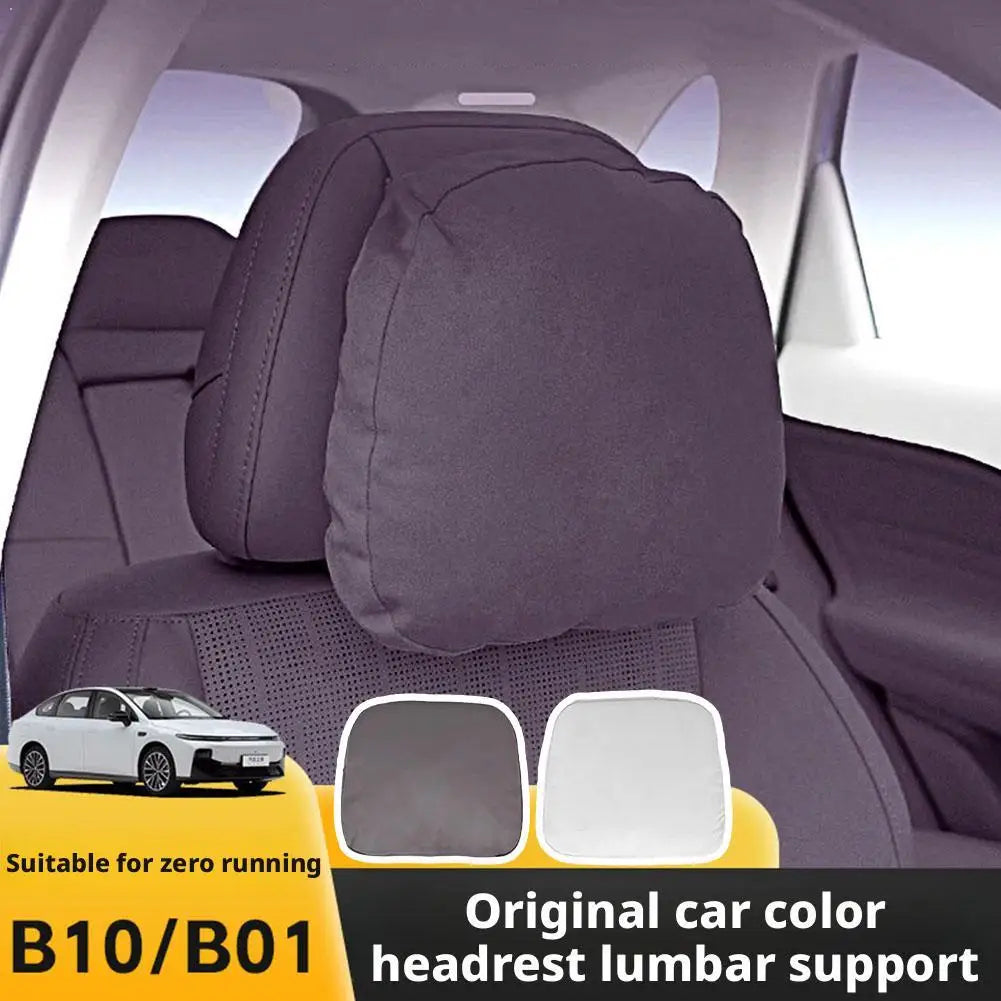 Car Seat Headrest Pillow For Leapmotor B10/B01 Soft Neck Rest Cushion Ergonomic Support Fatigue Relief Comfortable Car Interior
