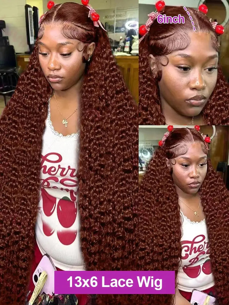 Deep Curly Human Hair HD Lace Front Wig (30–36″) PrimeFinds