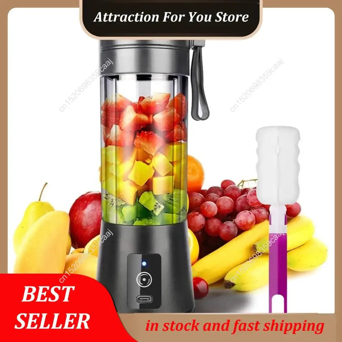 Portable USB Rechargeable Mini Blender for Smoothies PrimeFinds