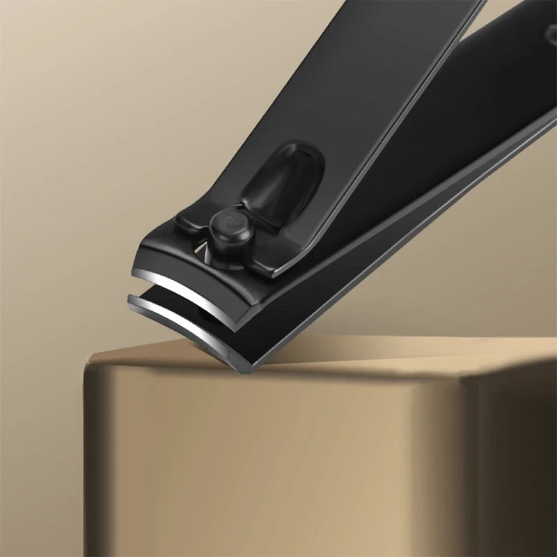 Nail clipper covers, complete set of decoration nails, 24-piece black diamond nail art, dead skin clipper, slanted nail clipper