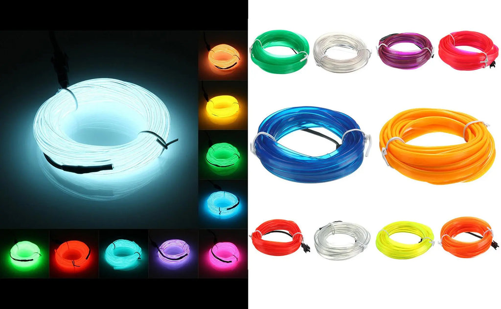 5M USB Car Interior LED Strip Light – Flexible Neon Ambient Lighting PrimeFinds