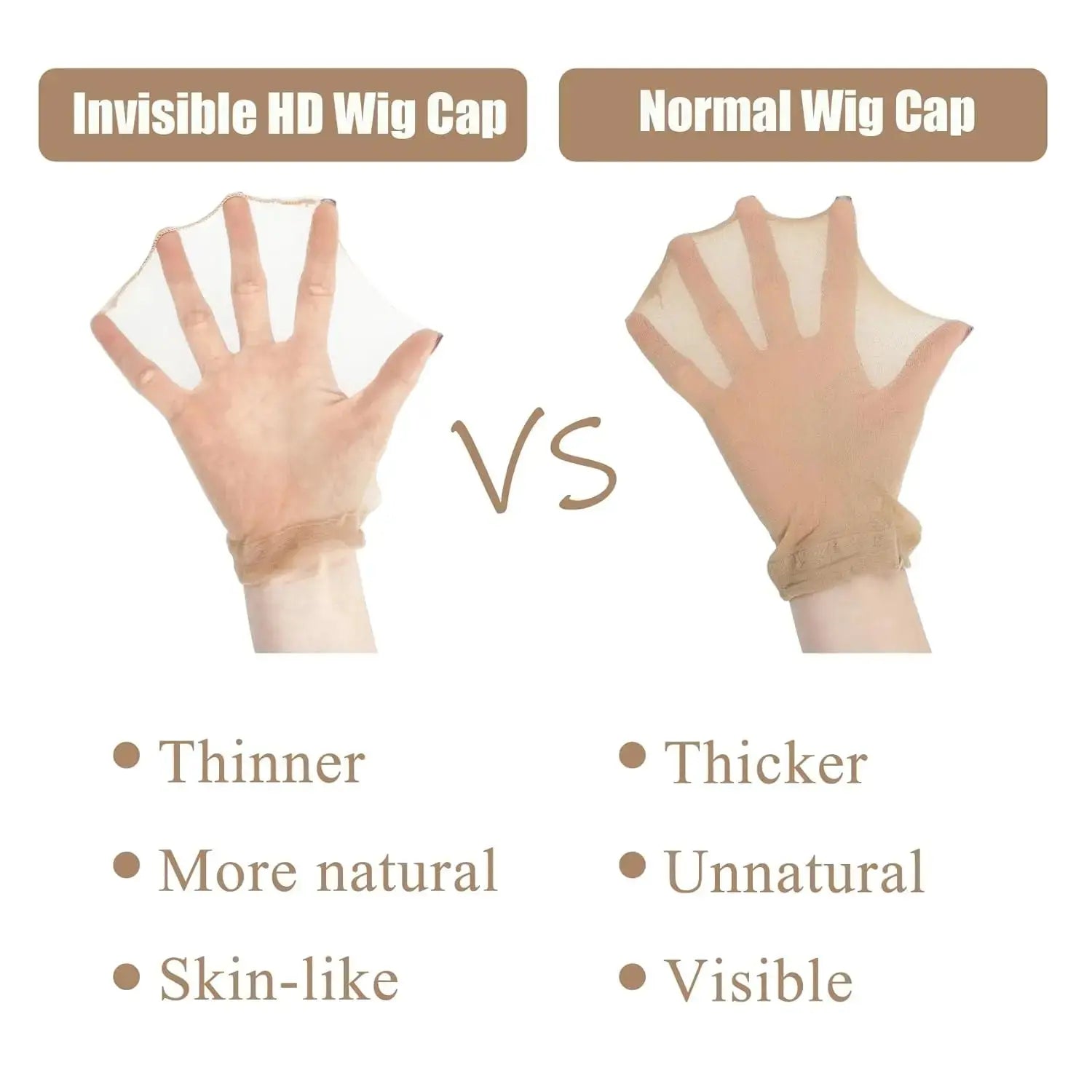 Ultra-Thin HD Wig Cap for Lace Front Wigs PrimeFinds